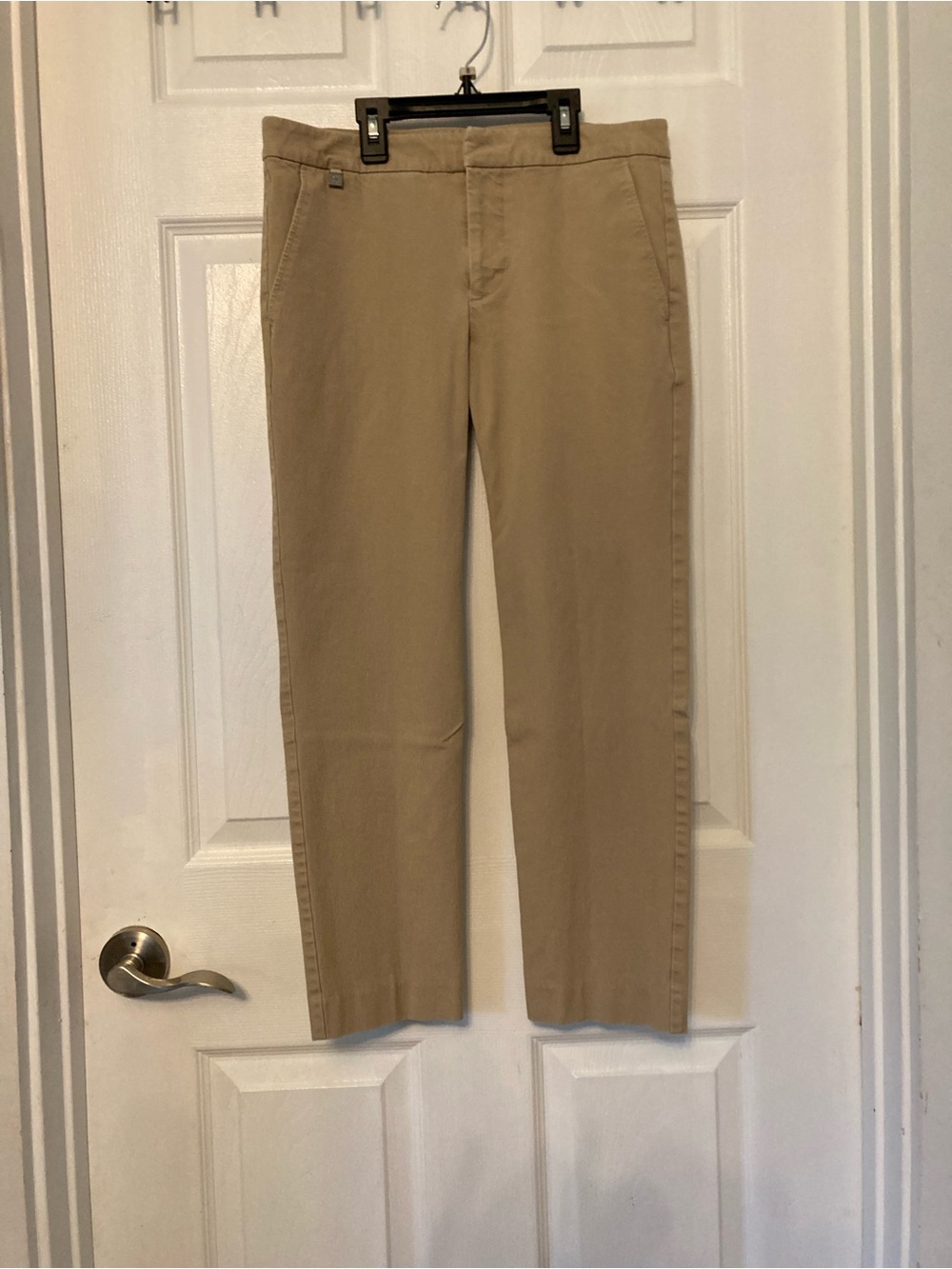 Lauren Ralph Lauren Women's Cropped Straight Pants - Khaki Classic Chinos